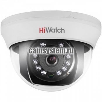 HiWatch DS-T201 (6 mm) - 2Мп купольная HD-TVI камера по цене 3 688.00 р. 