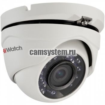 HiWatch DS-T103 (6 mm) - 1Мп уличная купольная HD-TVI камера по цене 2 757.00 р. 