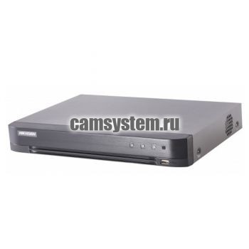 Hikvision DS-7216HUHI-K2/P - 16 канальный гибридный HD-TVI видеорегистратор по цене 82 384.00 р. 