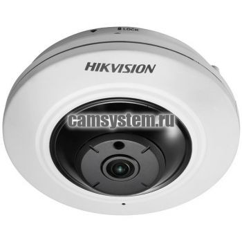 Hikvision DS-2CD2935FWD-I(1.16mm) - 3Мп Fisheye IP-камера, обзор 180° по цене 36 944.00 р. 