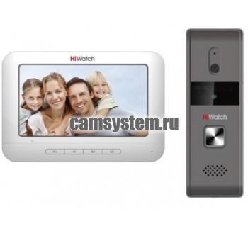 HiWatch DS-D100K - Комплект аналогового видеодомофона по цене 14 907.00 р. 