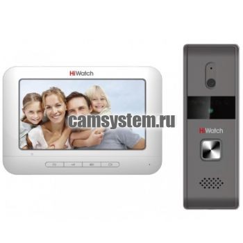 HiWatch DS-D100KF - Комплект аналогового видеодомофона по цене 17 365.00 р. 
