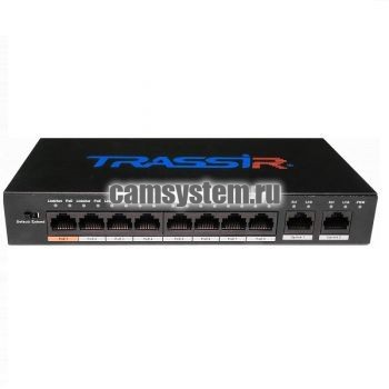 TRASSIR TR-NS1010-96-8PoE по цене 14 384.00 р. 